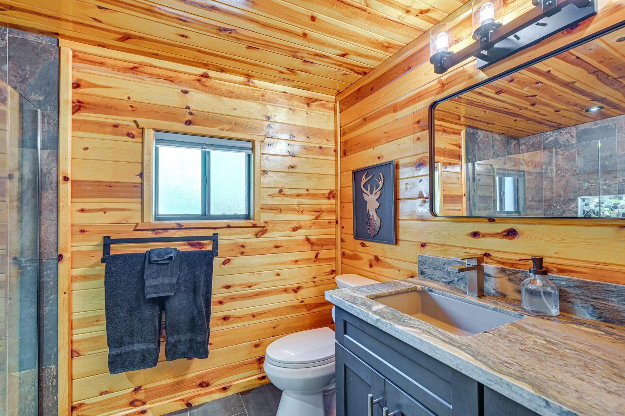 Creekside Payson Cabin Retreat With Private Deck Exterior foto