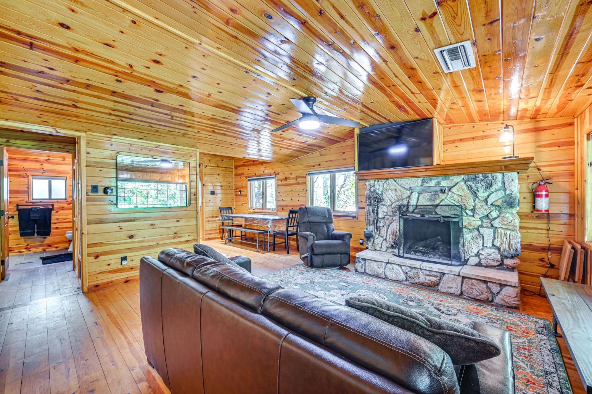 Creekside Payson Cabin Retreat With Private Deck Exterior foto