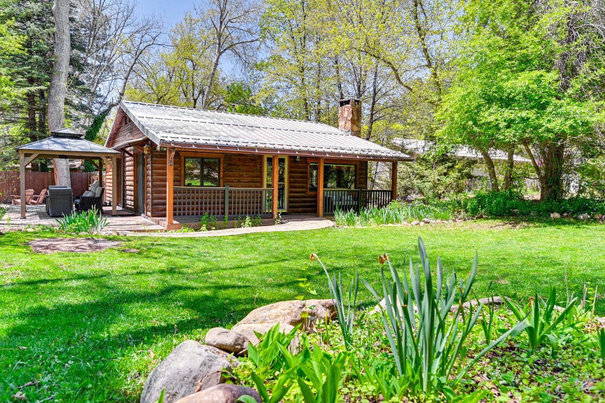 Creekside Payson Cabin Retreat With Private Deck Exterior foto